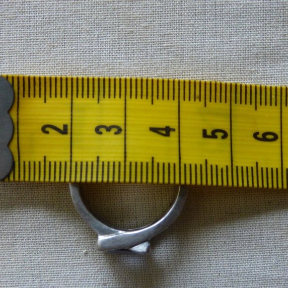 OOAK ARTISAN PLATINUM ALEXANDRITE MOISSANITE OPEN SHOULDER MEN PINKY RING 7.5 - Picture 14 of 14